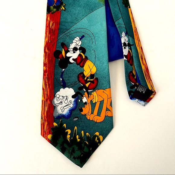 Disney Mickey Unlimited by Balance INC Vintage Mickey Mouse & Friends Golf Tie - Picture 2 of 7